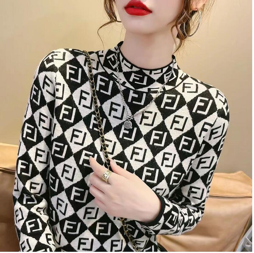 Women's Sweaters for Oversized Designer Luxury Vintage Print Long Sleeve Warmth High Collar T Shirt Fop, 01
Women's Sweaters for Oversized Designer Luxury Vintage Print Long Sleeve Warmth High Collar T Shirt Fop, 01