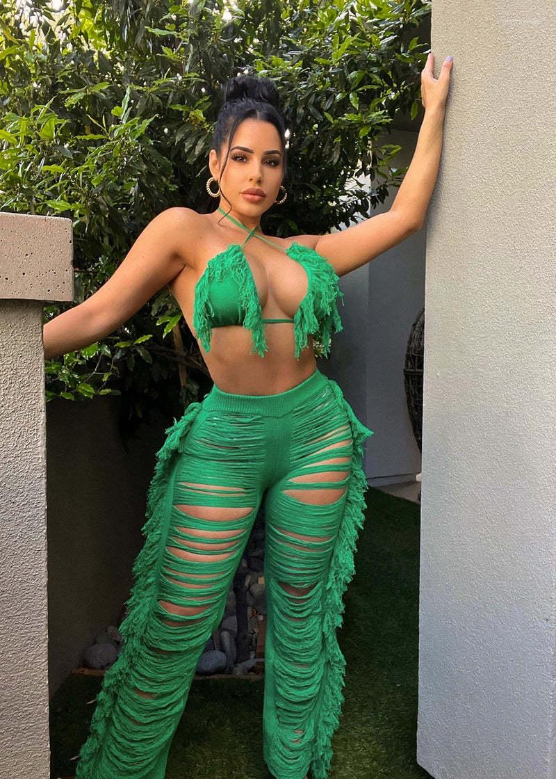 Women' Two Piece Pants MUDAN 2022 Summer Ladies European And American Women' Sexy Tassel Knit Suit Fashion 2 Set, Z0225 white 
Women' Two Piece Pants MUDAN 2022 Summer Ladies European And American Women' Sexy Tassel Knit Suit Fashion 2 Set, Z0225 white