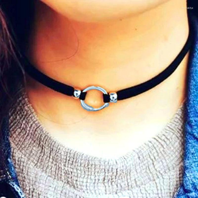 Choker Goth Round Black Velvet Rope Necklaces For Women Minimalist Silver Color Beads Short Gothic Jewelry Gift VGN093
Choker Goth Round Black Velvet Rope Necklaces For Women Minimalist Silver Color Beads Short Gothic Jewelry Gift VGN093