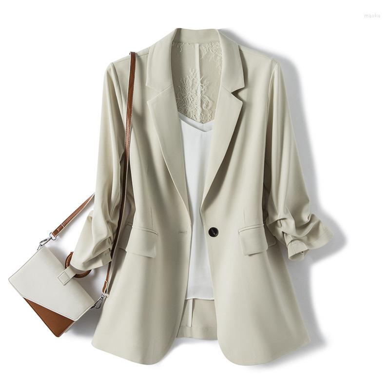 Women' Suits Office Ladies Fashion Casual Blazer Women Autumn Simple All-match Jacket Female Elegant Business Short Coat, Beige
Women' Suits Office Ladies Fashion Casual Blazer Women Autumn Simple All-match Jacket Female Elegant Business Short Coat, Beige