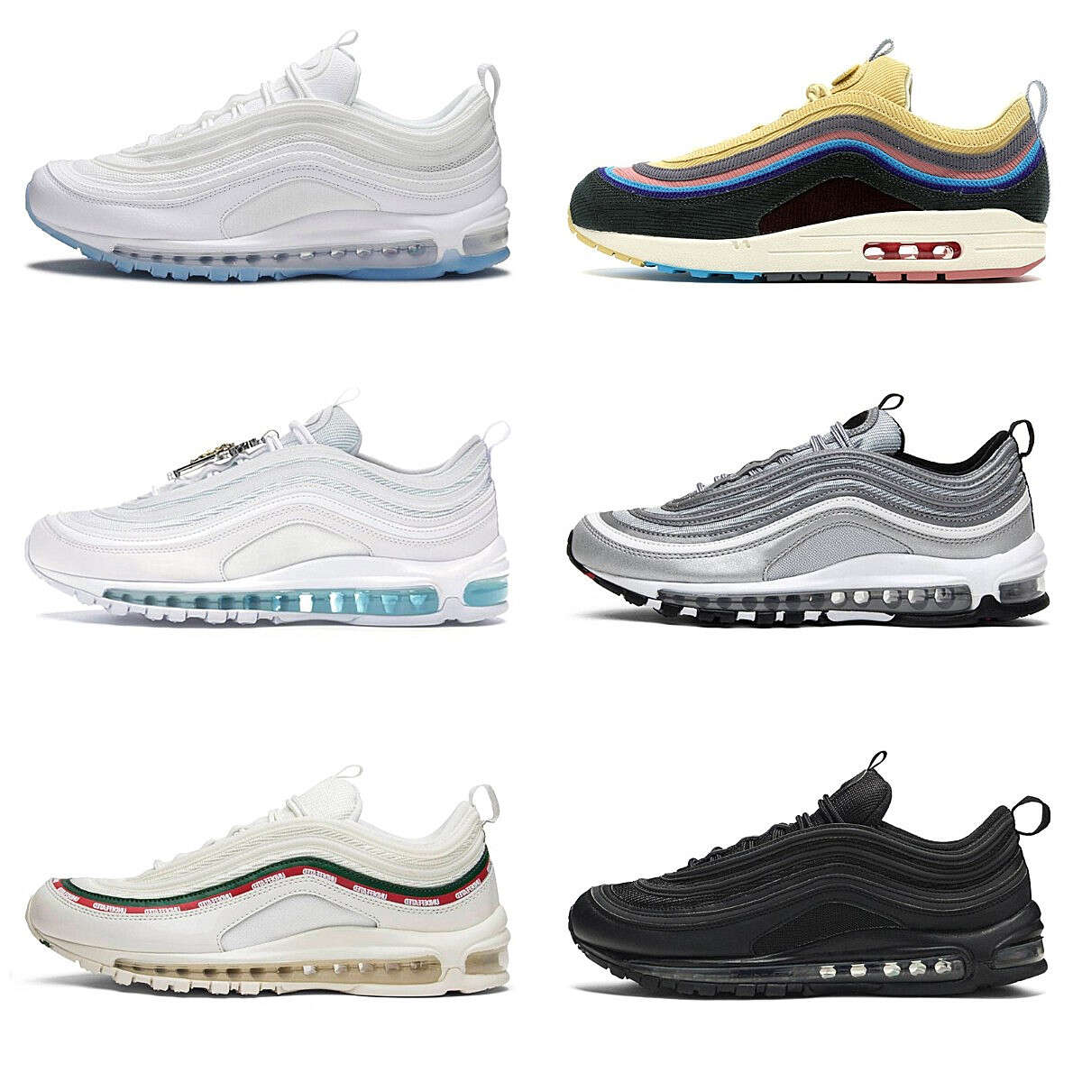 Classic 97 Sean Wotherspoon Running Shoes Brand Vapores Triple 97s Mens White Black Golf NRG Lucky And Good MSCHF X INRI Jesus Celestial, #13 sail
Classic 97 Sean Wotherspoon Running Shoes Brand Vapores Triple 97s Mens White Black Golf NRG Lucky And Good MSCHF X INRI Jesus Celestial, #13 sail