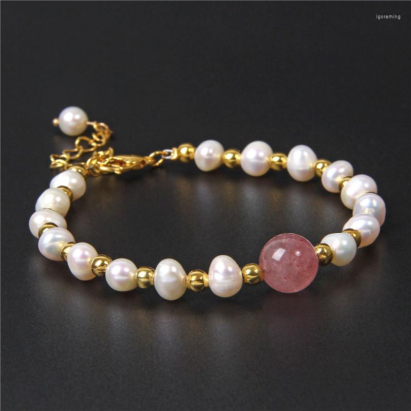 Strand Natural Freshwater Pearl Bracelets Lobster Claw OT Clasp Metal Chain Pearls Beads Baroque Bangles For Women Exquisite Jewelry
Strand Natural Freshwater Pearl Bracelets Lobster Claw OT Clasp Metal Chain Pearls Beads Baroque Bangles For Women Exquisite Jewelry