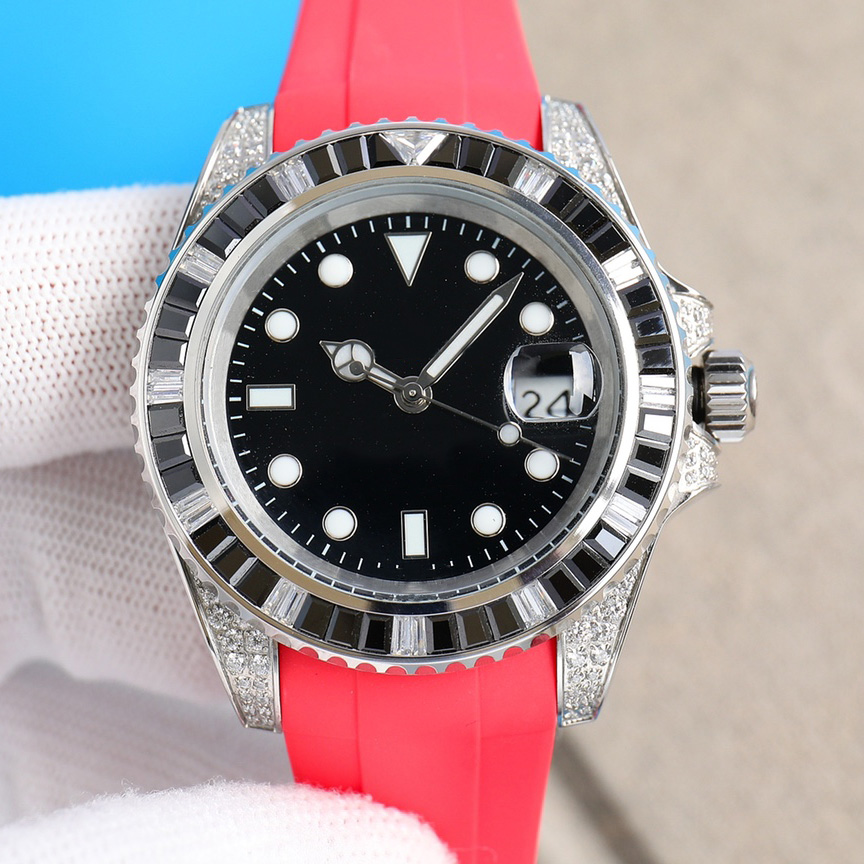 Classic Diamond Watch Mens Watch Automatic Mechanical Movement Rubber Strap Luminous Designer Watches Waterproof, Color 4
Classic Diamond Watch Mens Watch Automatic Mechanical Movement Rubber Strap Luminous Designer Watches Waterproof, Color 4