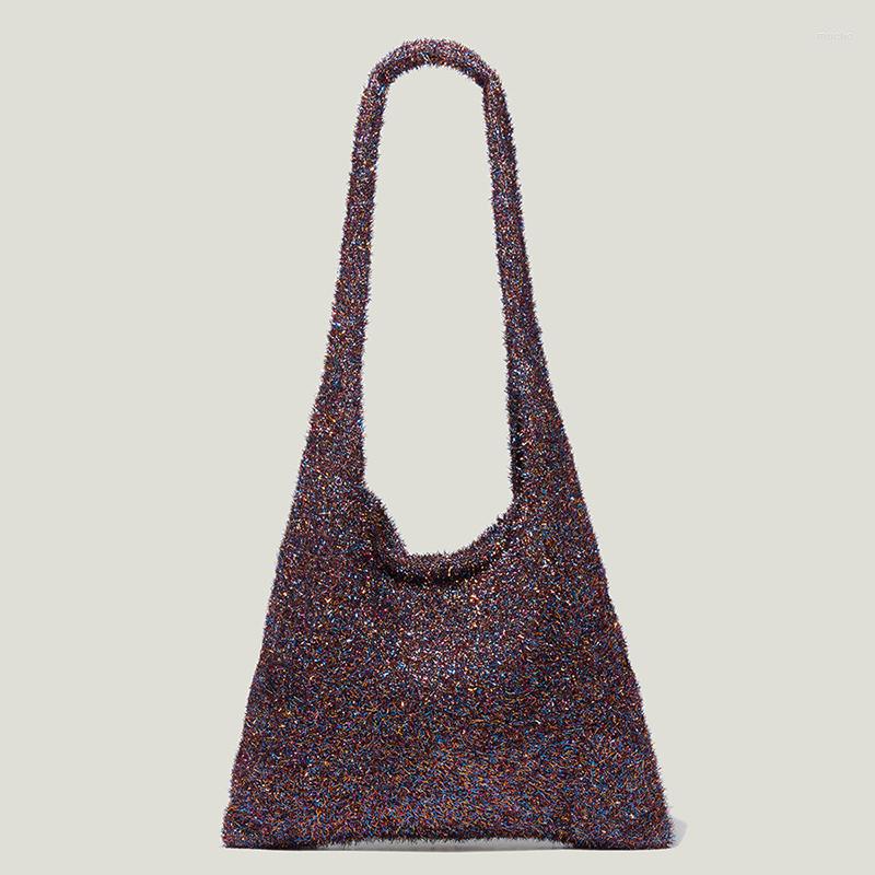 Evening Bags Winter Soft Woven Purses And Handbags Luxury Designer Large Capacity Simple Casual Tote For Women Crochet Purse, Black
Evening Bags Winter Soft Woven Purses And Handbags Luxury Designer Large Capacity Simple Casual Tote For Women Crochet Purse, Black