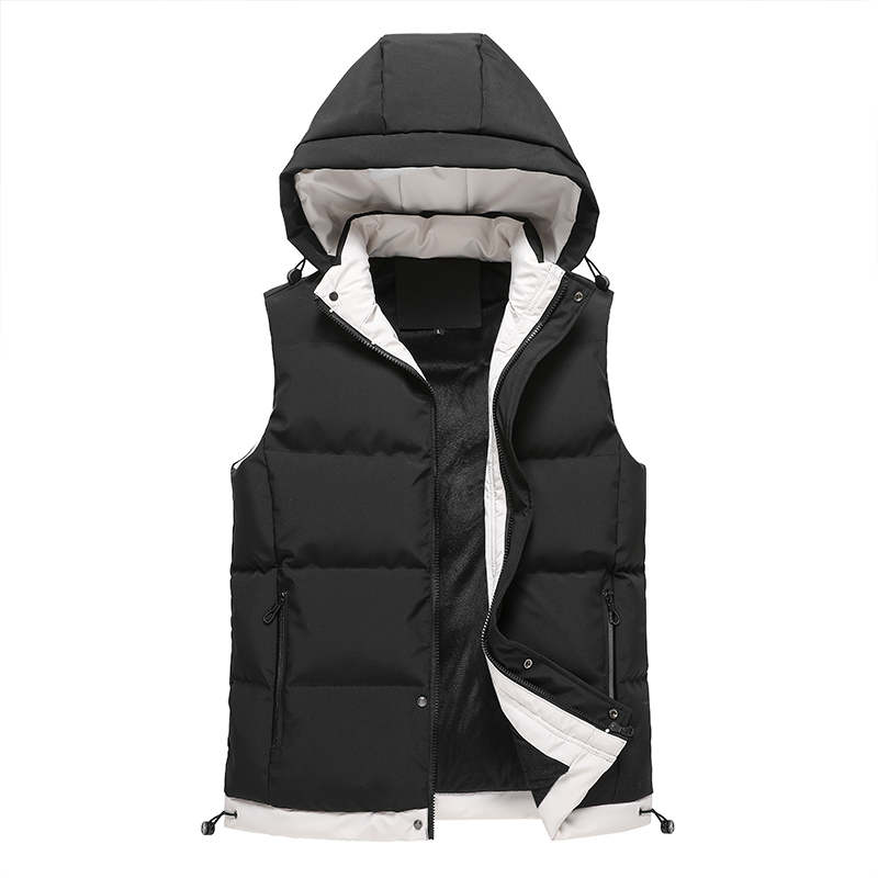 Men's Vests Men'S Winter Hooded Korean Fashion Top Sleeveless Loose Vest Waistcoat Thickened Cotton Jacket Young Students Man 220930, Black
Men's Vests Men'S Winter Hooded Korean Fashion Top Sleeveless Loose Vest Waistcoat Thickened Cotton Jacket Young Students Man 220930, Black