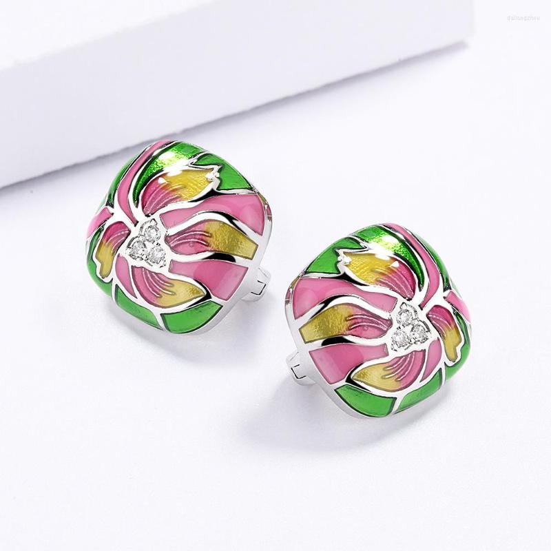 Stud Earrings MAY Ethnic Style Ladies Colored Flowers Epoxy Exquisite Party Jewelry Handmade Enamel
Stud Earrings MAY Ethnic Style Ladies Colored Flowers Epoxy Exquisite Party Jewelry Handmade Enamel