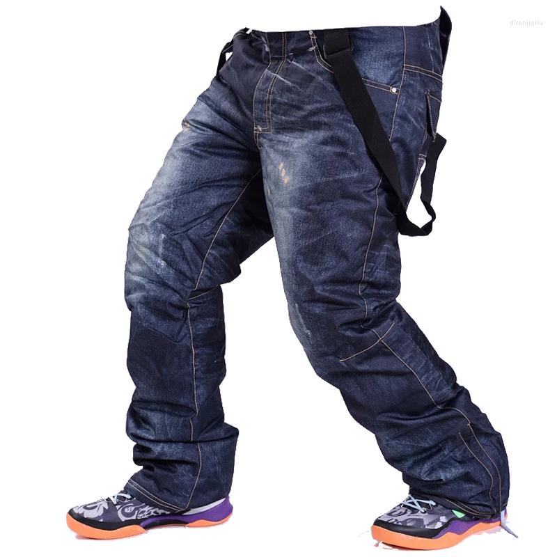Skiing Pants -30 Men Snow Outdoor Sports Wear Strap Trousers Snowboard Clothing Waterproof Windproof Winter Ski Suit Bibs Denim Style, Men blue
Skiing Pants -30 Men Snow Outdoor Sports Wear Strap Trousers Snowboard Clothing Waterproof Windproof Winter Ski Suit Bibs Denim Style, Men blue