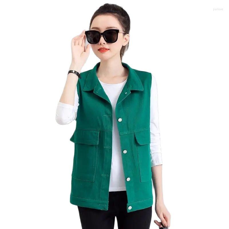 Women's Vests 2022 Style Women's Classic Washed Denim Vest Ladies Sleeveless Solid Color Button Down Jean Jacket S- Tops, Bright red
Women's Vests 2022 Style Women's Classic Washed Denim Vest Ladies Sleeveless Solid Color Button Down Jean Jacket S- Tops, Bright red