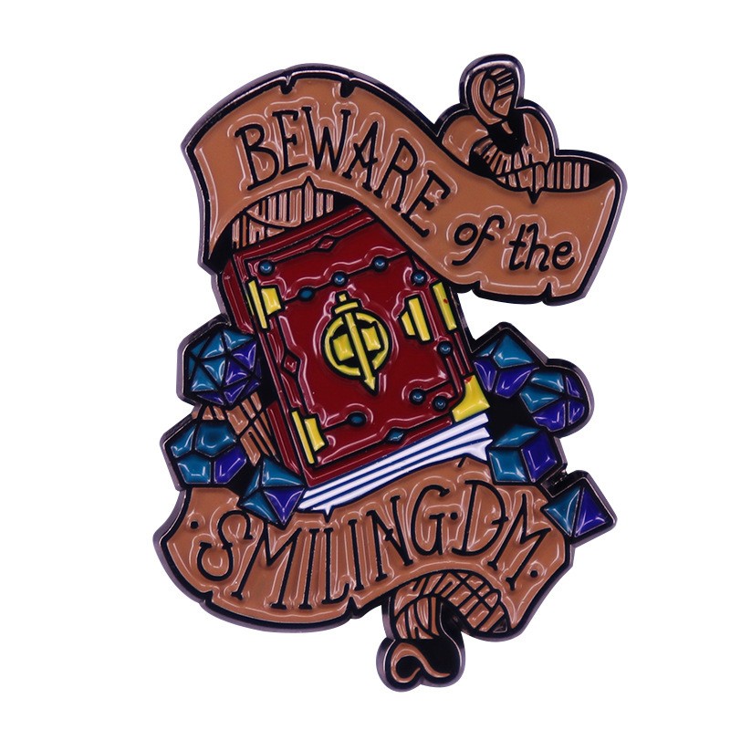 Careful Smile DM Brooch Dungeons & Dragons Game Badge High Quality Metal Enamel Pin Clothes Bag Accessories Fun Jewelry Gift, As picture
Careful Smile DM Brooch Dungeons & Dragons Game Badge High Quality Metal Enamel Pin Clothes Bag Accessories Fun Jewelry Gift, As picture