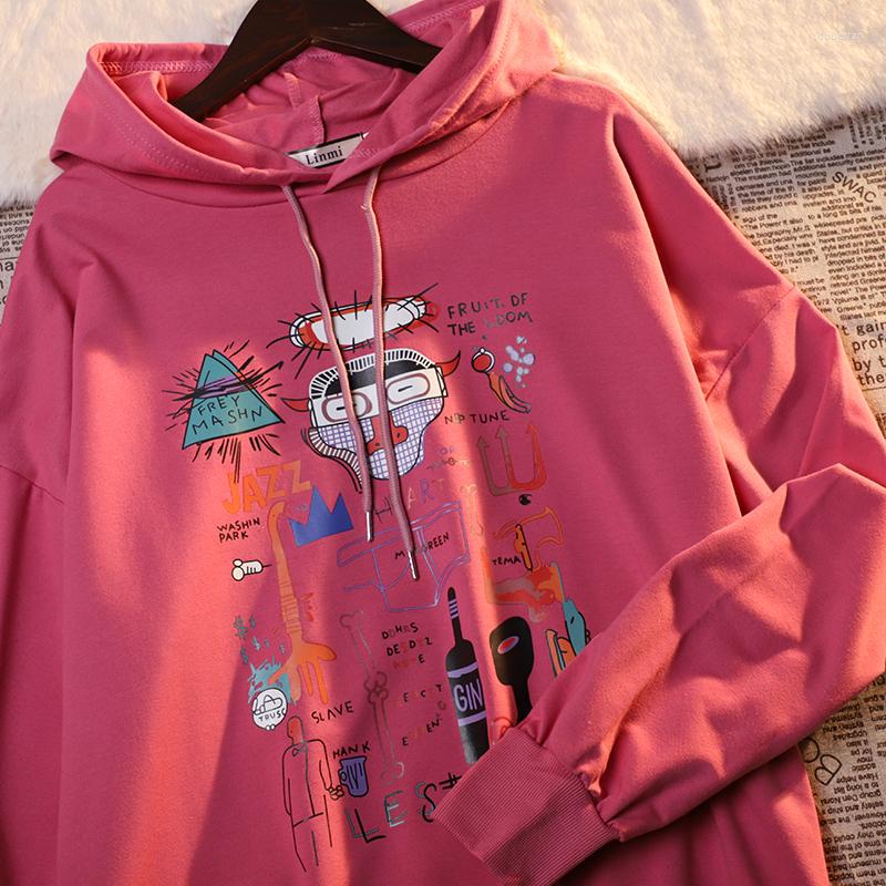 Women's Hoodies Graphics Oversized Women Hipster Streetwear Cotton Casual Thin Hoodie Female Autumn Harajuku Hooded Sweatshirts Pullover, White
Women's Hoodies Graphics Oversized Women Hipster Streetwear Cotton Casual Thin Hoodie Female Autumn Harajuku Hooded Sweatshirts Pullover, White