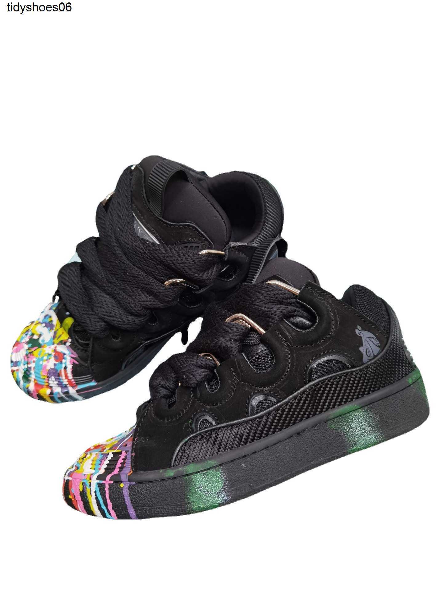 Same lanvins Pink Graffiti Bread Shoes Women's Shoes Curb Skateboarding Splash Ink High Daddy Shoes Male, Figure 3 
Same lanvins Pink Graffiti Bread Shoes Women's Shoes Curb Skateboarding Splash Ink High Daddy Shoes Male, Figure 3