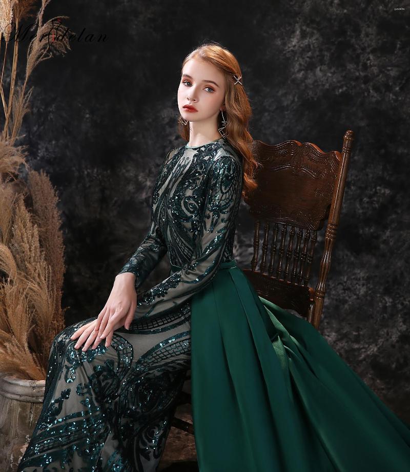 Party Dresses Elegant Wedding Evening Night Dress For Women 2022 Muslim Long Sleeves Mermaid With Detachable Train Sequined Prom Gowns, Green
Party Dresses Elegant Wedding Evening Night Dress For Women 2022 Muslim Long Sleeves Mermaid With Detachable Train Sequined Prom Gowns, Green