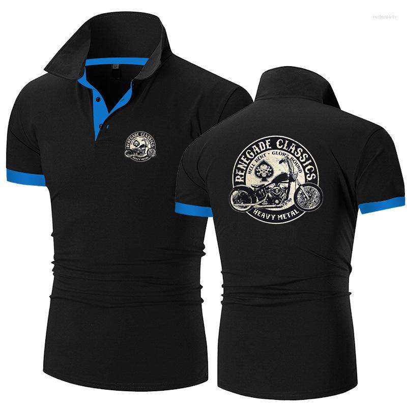 Men' Polos 2022 Polo Shirt Men Summer Vintage Glory Bounds Motorcycle USA Printing Stritching Shorts Sleeve Business Clothes Tee
Men' Polos 2022 Polo Shirt Men Summer Vintage Glory Bounds Motorcycle USA Printing Stritching Shorts Sleeve Business Clothes Tee