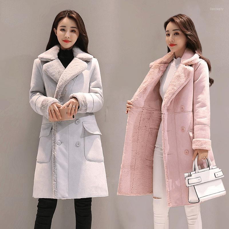 Women' Trench Coats 2022winter Women Jackets Long Sleeve Warm Coat Parka Female Portable Outwear Cotton Liner Fashion Collar Clothes Lamb, Pink
Women' Trench Coats 2022winter Women Jackets Long Sleeve Warm Coat Parka Female Portable Outwear Cotton Liner Fashion Collar Clothes Lamb, Pink