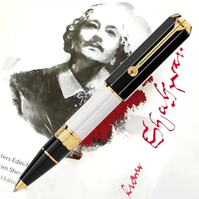 Luxury Limited Edition William Shakespeare Ballpoint Pen School Office Stationery Unique Design Carbon Pens With Serial Number, As shown
Luxury Limited Edition William Shakespeare Ballpoint Pen School Office Stationery Unique Design Carbon Pens With Serial Number, As shown
