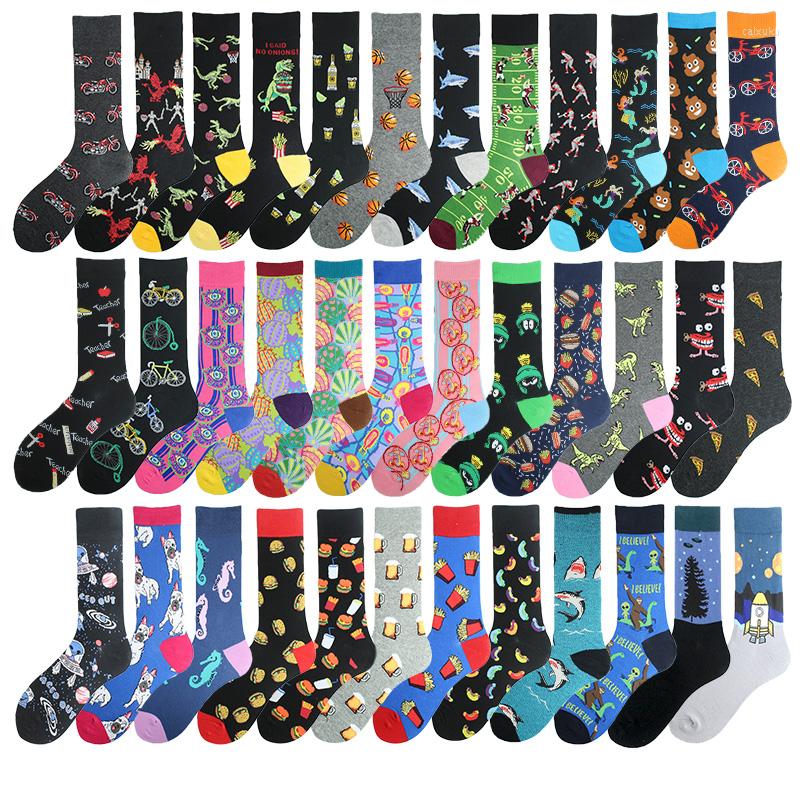 Men's Socks High Quality Happy Funny Men Hip Hop Cotton Pattern Long Tube Unisex Sokken Novelty Skateboard Crew Crazy Skarpetki, 22
Men's Socks High Quality Happy Funny Men Hip Hop Cotton Pattern Long Tube Unisex Sokken Novelty Skateboard Crew Crazy Skarpetki, 22