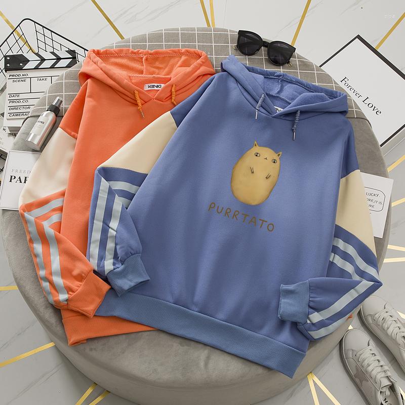 Women's Hoodies Potato Hoodie For Women Cartoon Sweatshirt With Oversized Hood Patchwork Vintage Retro Color Block Pullover Streetwear, Blue
Women's Hoodies Potato Hoodie For Women Cartoon Sweatshirt With Oversized Hood Patchwork Vintage Retro Color Block Pullover Streetwear, Blue