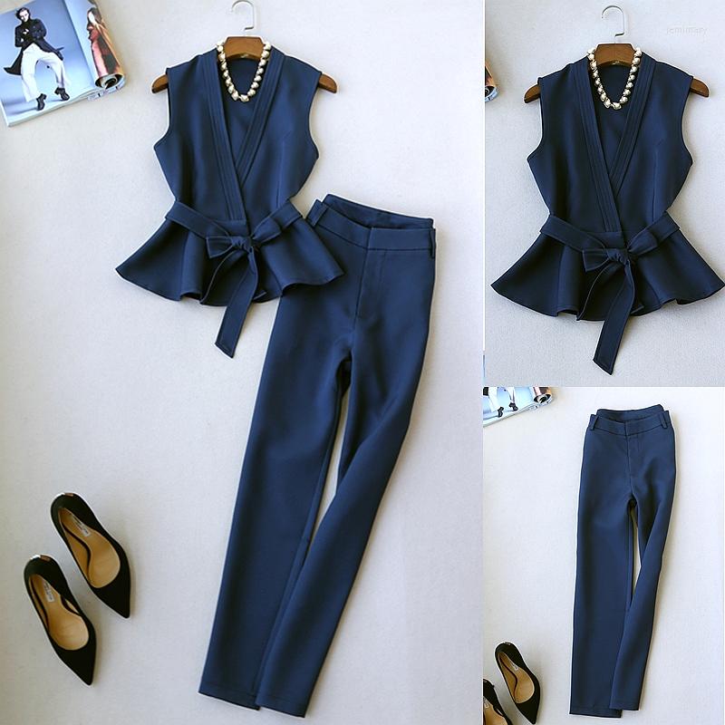 Women' Tracksuits Summer Fashion Leisure Women' Two Pieces Sets Notched Loose Sleeveless Vest Wide Leg Pants Woman Suit/2 Piece Set
Women' Tracksuits Summer Fashion Leisure Women' Two Pieces Sets Notched Loose Sleeveless Vest Wide Leg Pants Woman Suit/2 Piece Set