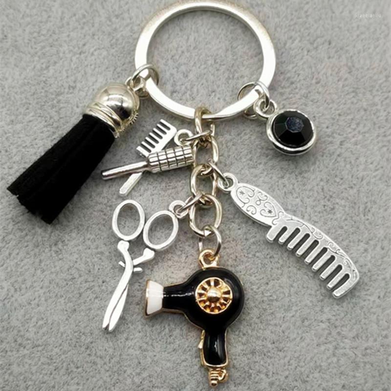 Interior Decorations Fashion Hairstyle Gift Charm Tassel Keychain Retro Jewelry Mini Hairdressing Scissors Hair Dryer Comb DIY Manual
Interior Decorations Fashion Hairstyle Gift Charm Tassel Keychain Retro Jewelry Mini Hairdressing Scissors Hair Dryer Comb DIY Manual