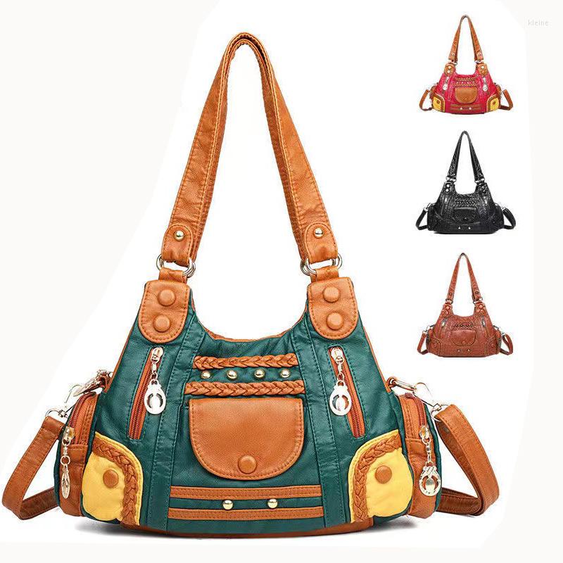 Evening Bags Women's Bag 2022 Trend Luxury Handbag Vintage Designer Soft Leather Tote Multi-Pocket Large-Capacity Shoulder Crossbody, Black
Evening Bags Women's Bag 2022 Trend Luxury Handbag Vintage Designer Soft Leather Tote Multi-Pocket Large-Capacity Shoulder Crossbody, Black