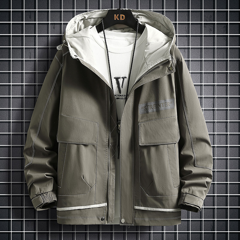 Windbreaker Jacket Men With Hood Fashion Hooded Bomber Jackets Lightweight Korean Fashion Coats Streetwear Clothes, Black
Windbreaker Jacket Men With Hood Fashion Hooded Bomber Jackets Lightweight Korean Fashion Coats Streetwear Clothes, Black