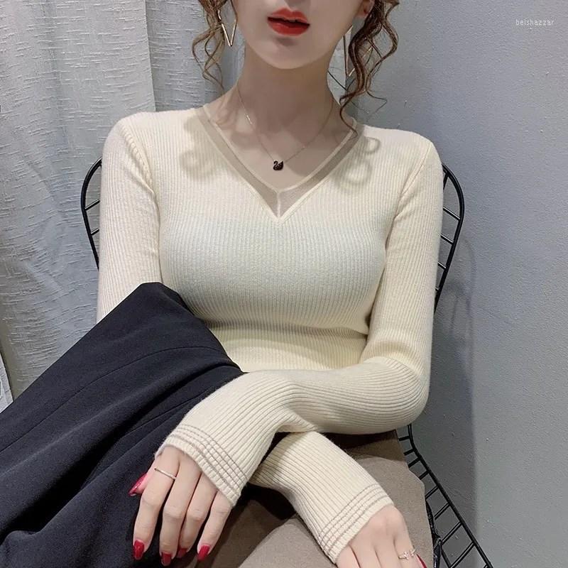 Women's Sweaters Slim V-neck Knitting Sweater Women's Pullover Long Sleeve 2022 Autumn Winter Thin Short Wild Tight Bottoming Shirt, Blue
Women's Sweaters Slim V-neck Knitting Sweater Women's Pullover Long Sleeve 2022 Autumn Winter Thin Short Wild Tight Bottoming Shirt, Blue