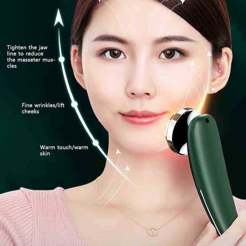 Ems Beauty Instrument Led Photon Therapy Neck Face Lifting Tightening Tool Massager Anti Wrinkle High Frequency Vibration 220516