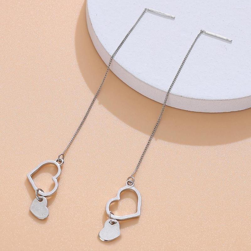 Stud Earrings Trendy Tassel For Women Love Heart Earring Metal Long Chain Drop Ladies Ear Accessories Jewelry
Stud Earrings Trendy Tassel For Women Love Heart Earring Metal Long Chain Drop Ladies Ear Accessories Jewelry