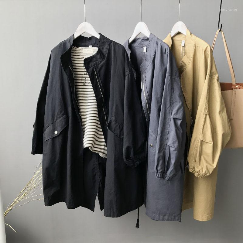 Women' Trench Coats Women' Loose Large Drawstring Zipper Medium And Long Windbreaker Fashion Versatile Coat Top 2022 Spring Autumn, Black
Women' Trench Coats Women' Loose Large Drawstring Zipper Medium And Long Windbreaker Fashion Versatile Coat Top 2022 Spring Autumn, Black