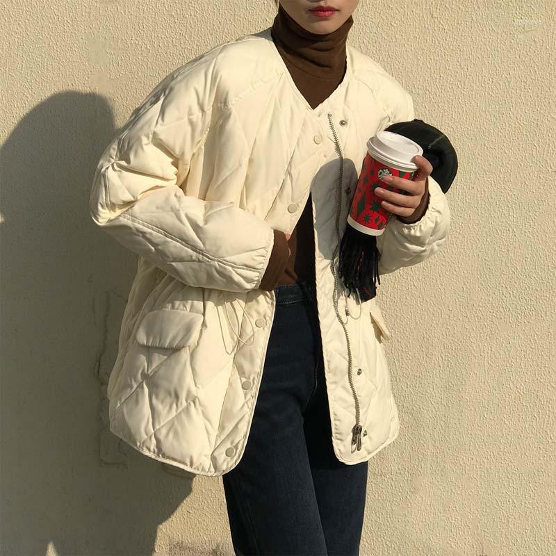 Women's Trench Coats Winter Women Coat Female Warm Cotton Collarless Loose Belt Jacket Ladies Quilting Elegant Solid White/Black Casual
Women's Trench Coats Winter Women Coat Female Warm Cotton Collarless Loose Belt Jacket Ladies Quilting Elegant Solid White/Black Casual