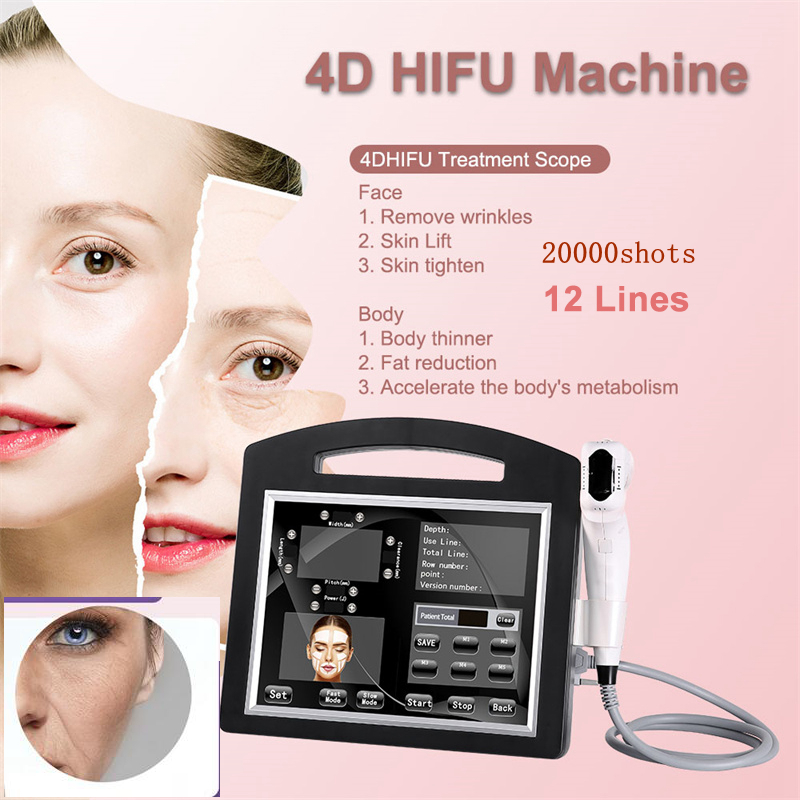Multi-Functional Beauty Equipment 4D Hifu Wrinkle Removal Anti-Aging Face Lifting Skin Tightening Body Contouring Anti-Wrinkle Machine With 12 Lines
Multi-Functional Beauty Equipment 4D Hifu Wrinkle Removal Anti-Aging Face Lifting Skin Tightening Body Contouring Anti-Wrinkle Machine With 12 Lines