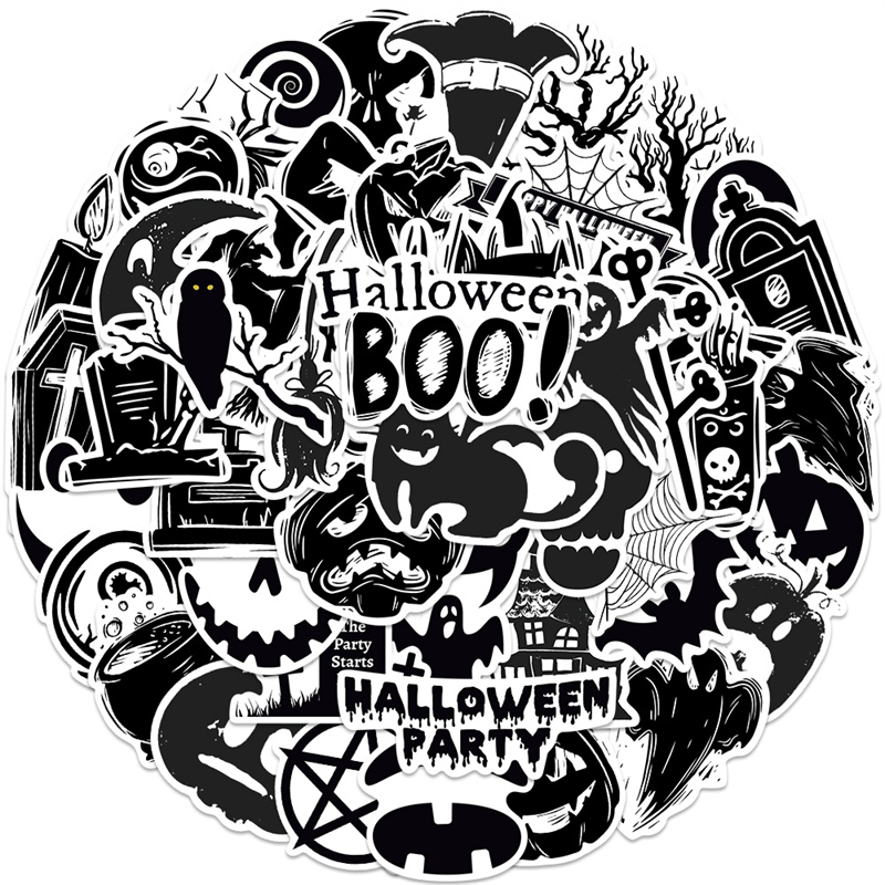 50PCS Halloween Stickers Cute Vinyl Waterproof Halloween Sticker for Laptop Water Bottle Envelopes Crafts Scrapbooking, Multi colors
50PCS Halloween Stickers Cute Vinyl Waterproof Halloween Sticker for Laptop Water Bottle Envelopes Crafts Scrapbooking, Multi colors