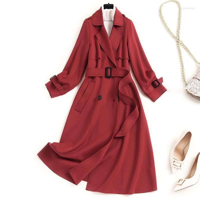Women's Trench Coats Weiou Light Mature Temperament High End Women's Clothing Autumn 2022 Suit Collar Pocket Windbreaker With Belt, Brick red
Women's Trench Coats Weiou Light Mature Temperament High End Women's Clothing Autumn 2022 Suit Collar Pocket Windbreaker With Belt, Brick red