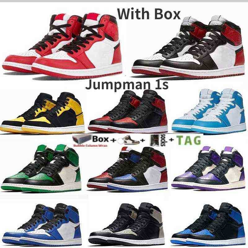 2021 With Box Jumpman 1 1s Mens Outdoor Shoes Obsidian UNC Hyper Royal University Blue Lucky Green Twist Women Sneakers Trainers Size, Bronze
2021 With Box Jumpman 1 1s Mens Outdoor Shoes Obsidian UNC Hyper Royal University Blue Lucky Green Twist Women Sneakers Trainers Size, Bronze