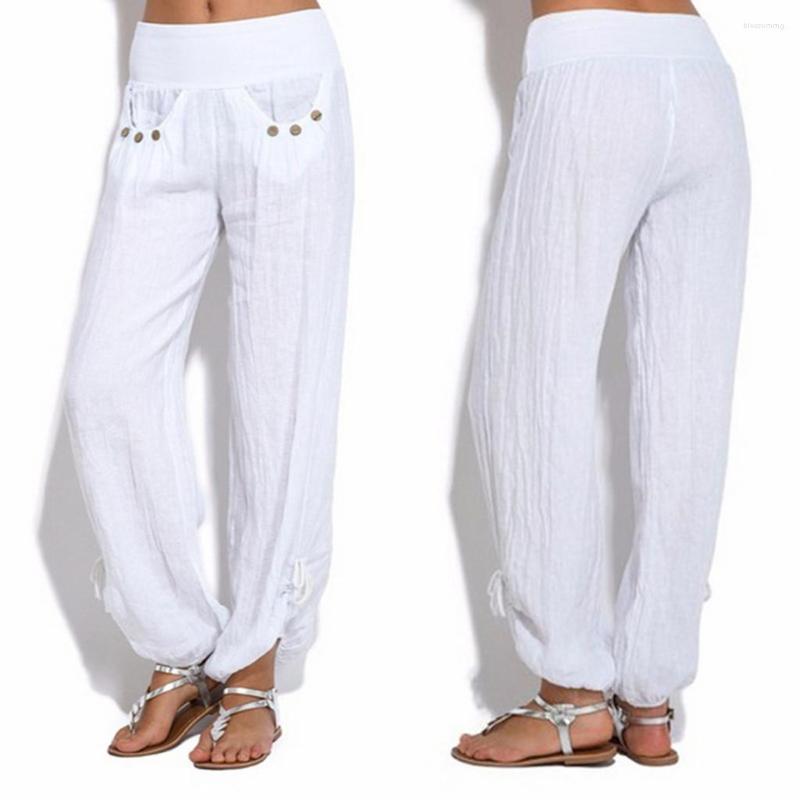 Women' Pants Long Yoga Linen Loose Leg Cotton Solid Fashion And Buttons Wide Trouser Casual Women Woman Dress Pant, Beige
Women' Pants Long Yoga Linen Loose Leg Cotton Solid Fashion And Buttons Wide Trouser Casual Women Woman Dress Pant, Beige