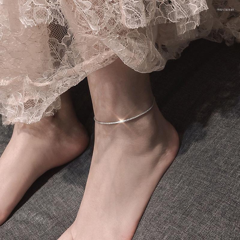 Anklets VENTFILLE 925 Sterling Silver Gypsophila Flash Anklet For Women Temperament Simple Trendy Foot Jewelry 2022
Anklets VENTFILLE 925 Sterling Silver Gypsophila Flash Anklet For Women Temperament Simple Trendy Foot Jewelry 2022