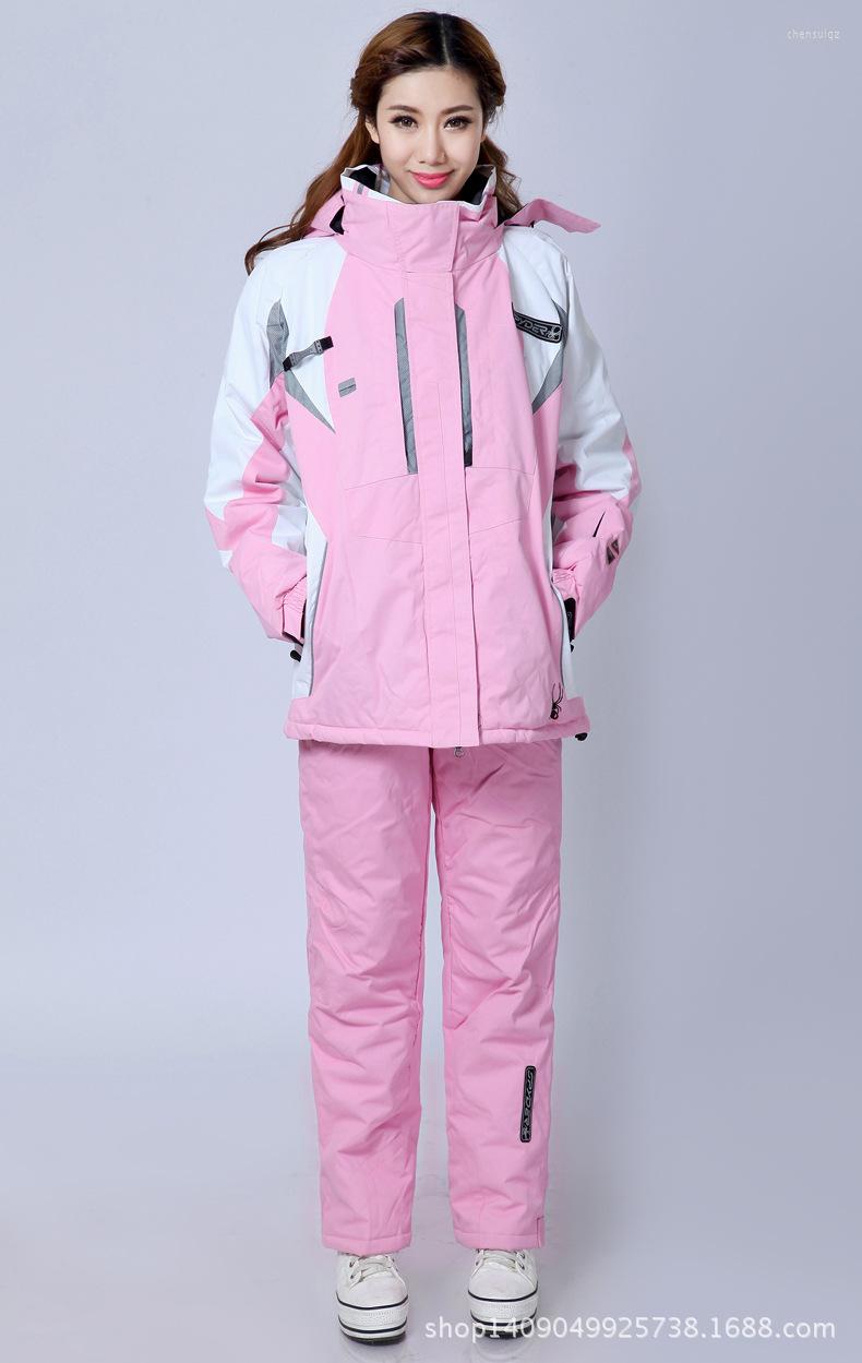 Skiing Suits Women' Winter Snow Suit Snowboarding Set Waterproof Windproof Coat Jackets And Strap Pants, 15
Skiing Suits Women' Winter Snow Suit Snowboarding Set Waterproof Windproof Coat Jackets And Strap Pants, 15