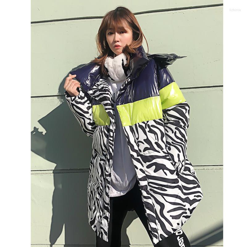 Women's Trench Coats Down Cotton Jacket Women Parka Winter Streetwear Fashion Patchwork Print Loose Coat Thick Warm Female Outwear, Blue
Women's Trench Coats Down Cotton Jacket Women Parka Winter Streetwear Fashion Patchwork Print Loose Coat Thick Warm Female Outwear, Blue