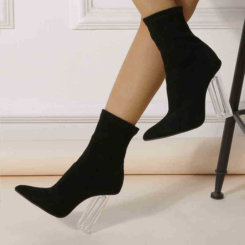 Designer Boots Women's Thick Heel Martin Pula Shoes Factory High s Autumn and Winter Crystal Elastic Medium Tube Thin 220816, Black
Designer Boots Women's Thick Heel Martin Pula Shoes Factory High s Autumn and Winter Crystal Elastic Medium Tube Thin 220816, Black