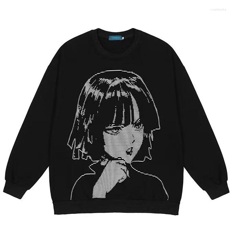 Women' Hoodies Anime Girl Print Street Hip-hop Casual Round Neck Sweatshirt Plus Size Loose Couple Long-sleeved Hoodie Top
Women' Hoodies Anime Girl Print Street Hip-hop Casual Round Neck Sweatshirt Plus Size Loose Couple Long-sleeved Hoodie Top