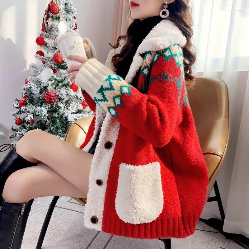 Women's Knits Autumn And Winter Sweater Cardigan Women Thickened 2022 Loose Knitted Coat Women's & Tees, White
Women's Knits Autumn And Winter Sweater Cardigan Women Thickened 2022 Loose Knitted Coat Women's & Tees, White