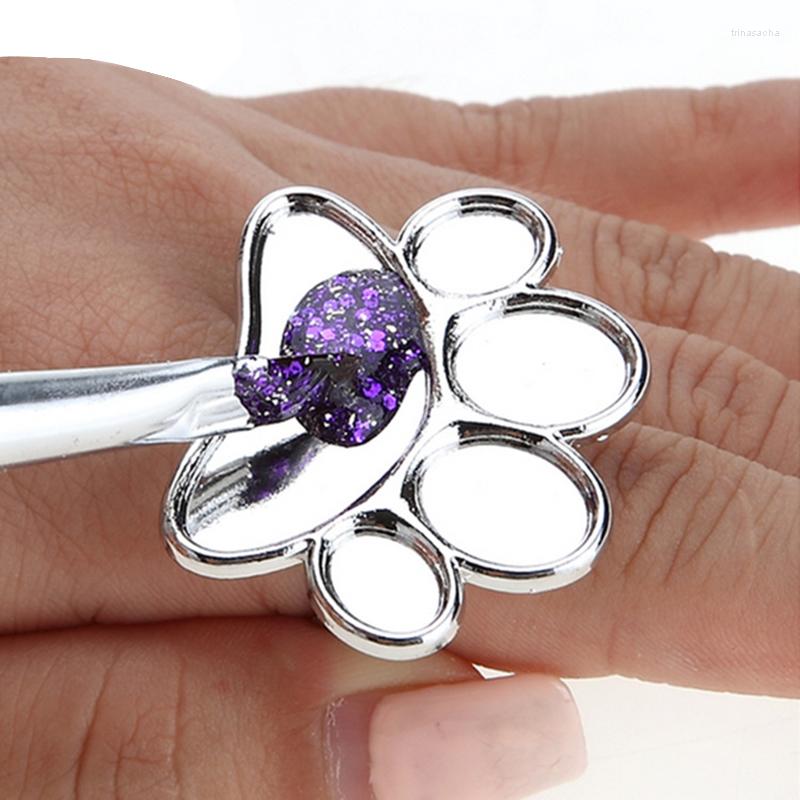 Makeup Brushes 1Pcs Mini Finger Ring Shape Clear Acrylic Nail Stamping Plates Eyelash Grafting Plate Mixing Color Palette Art Tools
Makeup Brushes 1Pcs Mini Finger Ring Shape Clear Acrylic Nail Stamping Plates Eyelash Grafting Plate Mixing Color Palette Art Tools