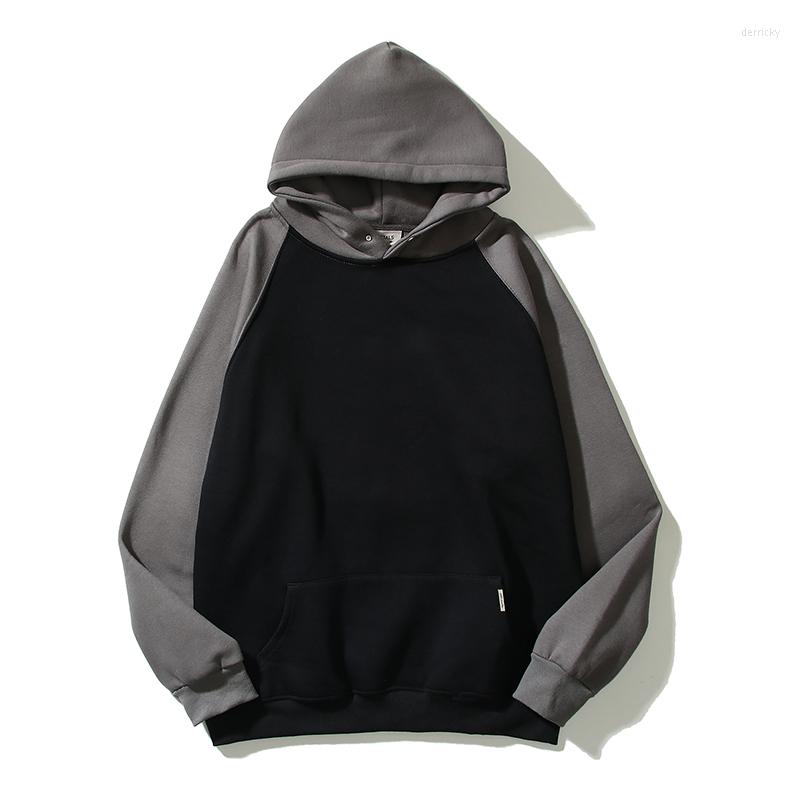 Men's Hoodies Color Match Pullover Patchwork Fleece Mens Hooded Front Pockets Streetwear Retro Casual Sweatshirts Oversized, Black
Men's Hoodies Color Match Pullover Patchwork Fleece Mens Hooded Front Pockets Streetwear Retro Casual Sweatshirts Oversized, Black