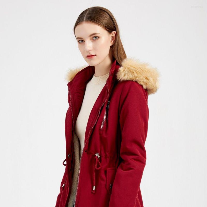 Women' Down Qiu Dong Draw String Thickening Lambs Wool Cotton-padded Clothes Loose Jacket. Lady Removable Cap And Coat, Black
Women' Down Qiu Dong Draw String Thickening Lambs Wool Cotton-padded Clothes Loose Jacket. Lady Removable Cap And Coat, Black