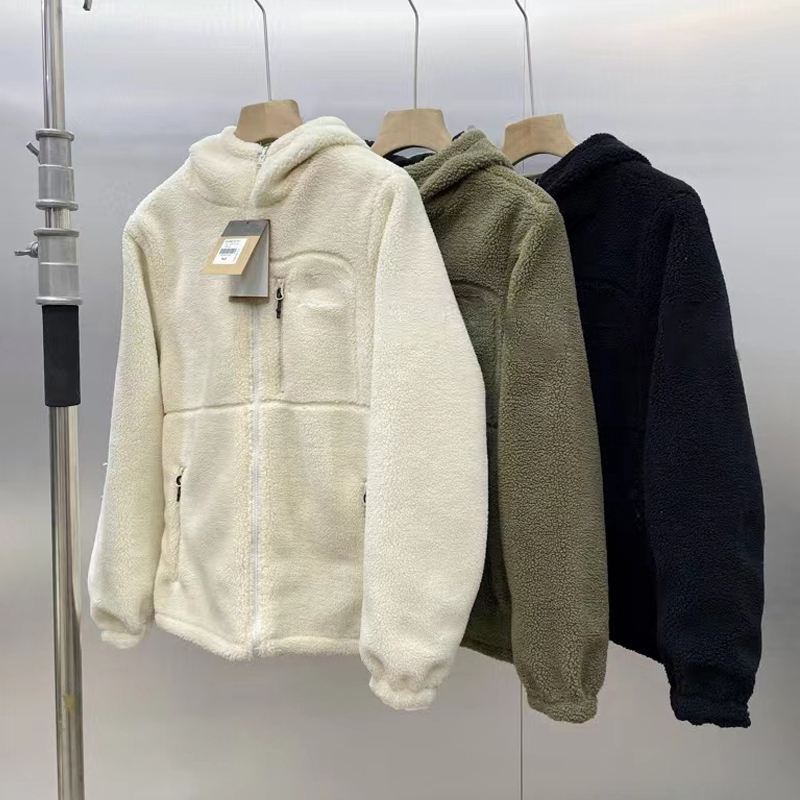 Mens designer hoodie Double sided fleece lambswool zipper coat Thick Loose fashion cardigan Sweatshirts hooded sweatshirt tracksuit, Wear both sides white
Mens designer hoodie Double sided fleece lambswool zipper coat Thick Loose fashion cardigan Sweatshirts hooded sweatshirt tracksuit, Wear both sides white
