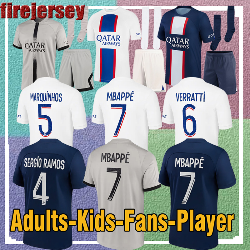 PSGS soccer jersey MESSIs 30 MBAPPE 7 HAKIMI SERGIO RAMOS SANCHES 22 23 Maillots football shirt 2022 2023 men kids kit sets uniform enfants tops tee shirts 81015 jersey, Home
PSGS soccer jersey MESSIs 30 MBAPPE 7 HAKIMI SERGIO RAMOS SANCHES 22 23 Maillots football shirt 2022 2023 men kids kit sets uniform enfants tops tee shirts 81015 jersey, Home