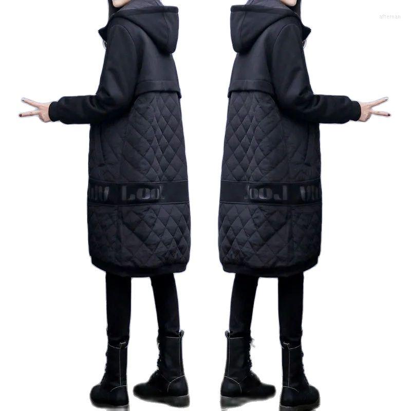 Women's Trench Coats Women Mid-length Cotton Jacket 2022 Large Size Female Black Loose Casual Padded Autumn Winter Clothes Coat A829
Women's Trench Coats Women Mid-length Cotton Jacket 2022 Large Size Female Black Loose Casual Padded Autumn Winter Clothes Coat A829