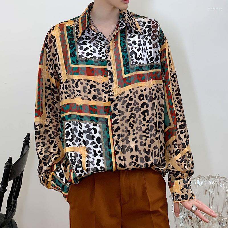 Men's Casual Shirts Unique Leopard Print Shirt Men 2022 Loose Fit Long Sleeve Elegant Fashion Party Holiday Big Size Stitch Color Men's, Leopard print color
Men's Casual Shirts Unique Leopard Print Shirt Men 2022 Loose Fit Long Sleeve Elegant Fashion Party Holiday Big Size Stitch Color Men's, Leopard print color