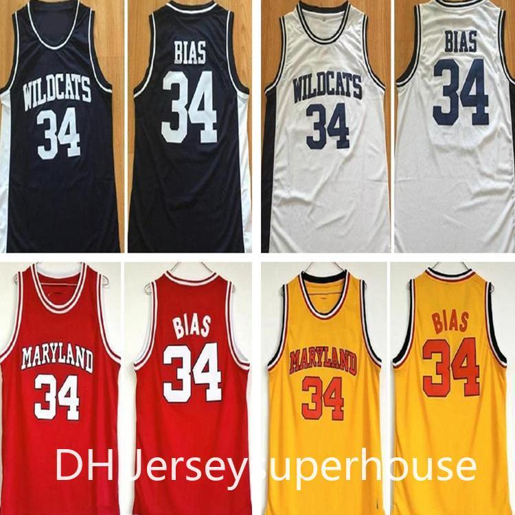 College wear College 34 Len Bias Jersey Men Basketball University 1985 Maryland Terps Jerseys Team Red Yellow White Away Sport Stitched Shir, Color 1
College wear College 34 Len Bias Jersey Men Basketball University 1985 Maryland Terps Jerseys Team Red Yellow White Away Sport Stitched Shir, Color 1