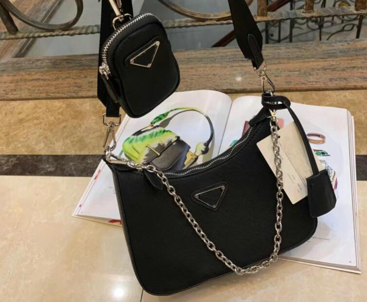 designer 2005 Edition hobo Crossbody Bag women 2pcs/set shoulder bags Chest pack lady Tote chains nylon handbags purse messenger bag handbag, Black
designer 2005 Edition hobo Crossbody Bag women 2pcs/set shoulder bags Chest pack lady Tote chains nylon handbags purse messenger bag handbag, Black